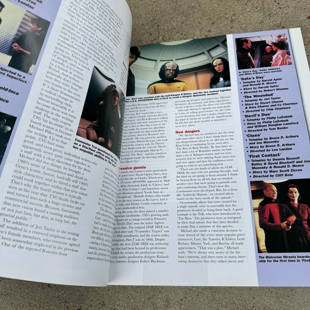 VTG Star Trek The Magazine Patrick Stewart‎ Cover Dec 2000 Issue Nerdcore